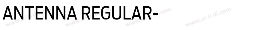 ANTENNA REGULAR字体转换